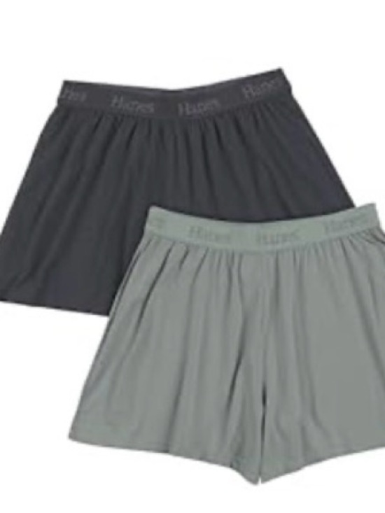 Hanes Other - Hanes Women's 2-Pack Lounge Shorts in Charcoal and Light Gray